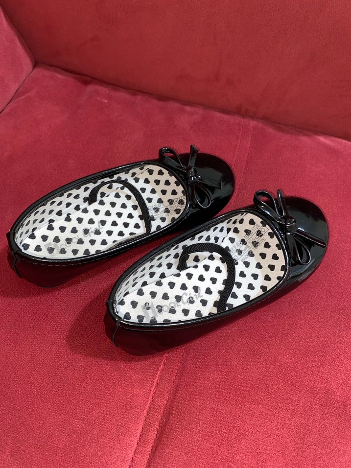 Kız Çocuk Siyah Fiyonklu Babet Ayakkabı - Görsel 4