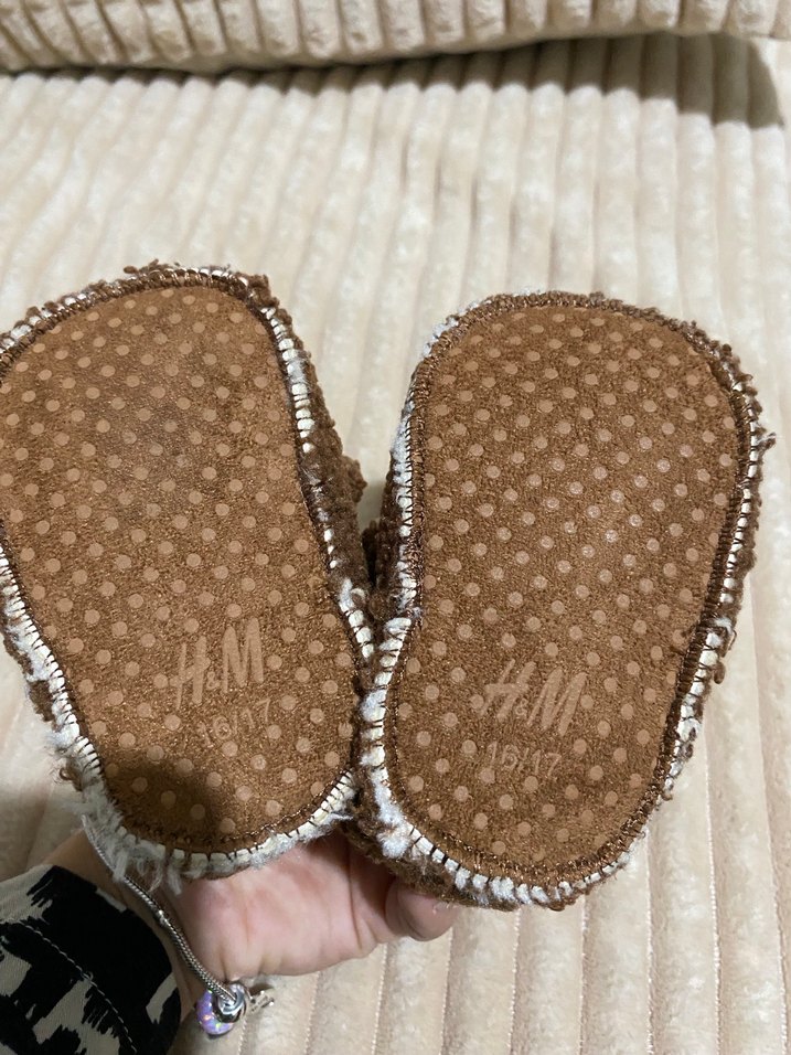 Kahverengi Çocuk Sıcak Ev Terliği - Görsel 3