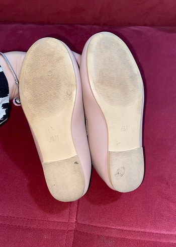 Pembe Fiyonklu Kız Babet Ayakkabı - Görsel 3