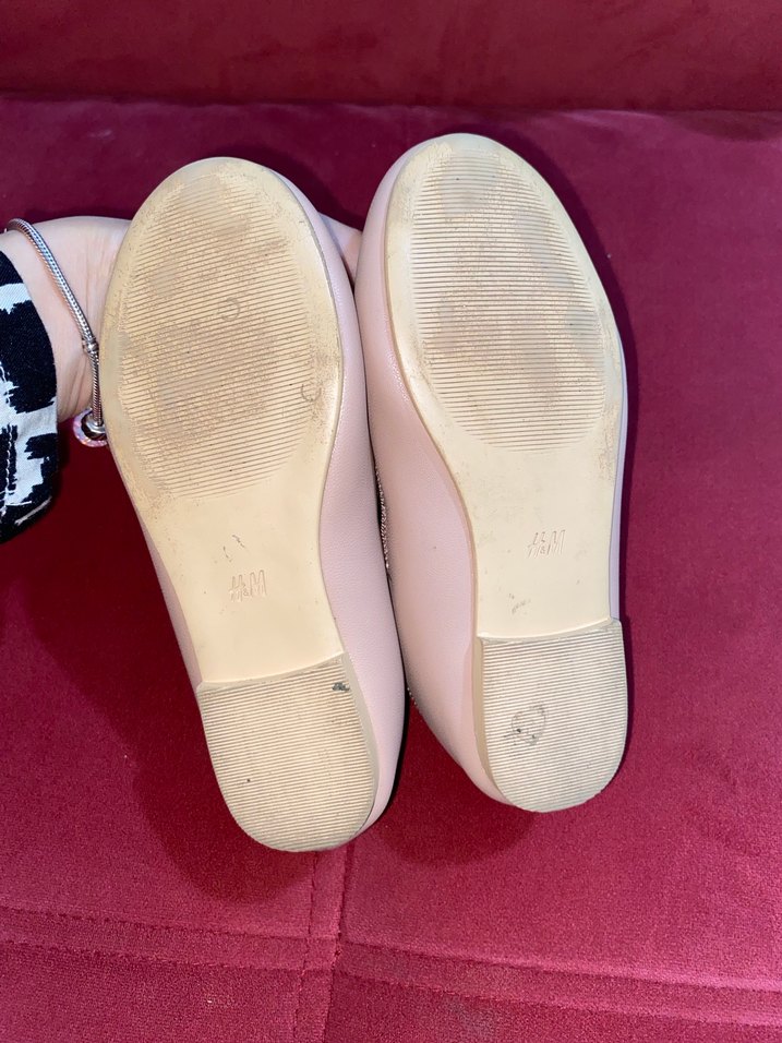 Pembe Fiyonklu Kız Babet Ayakkabı - Görsel 3