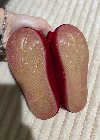 Bordo Kız Çocuk Fiyonklu Babet Ayakkabı - Görsel 3