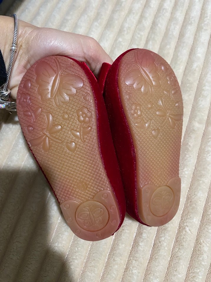 Bordo Kız Çocuk Fiyonklu Babet Ayakkabı - Görsel 3