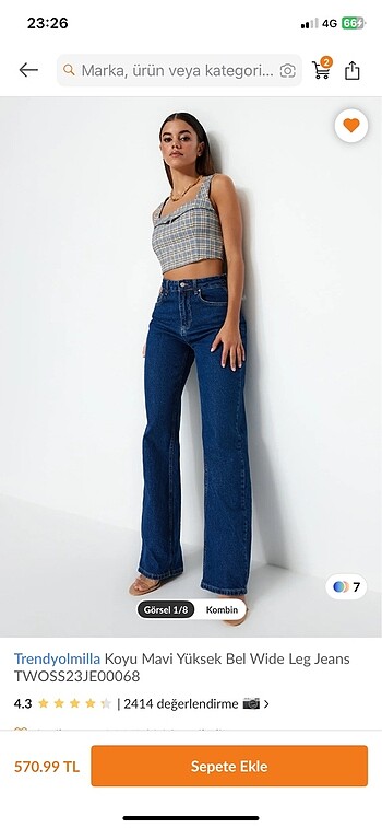 Wide leg trendyol milla
