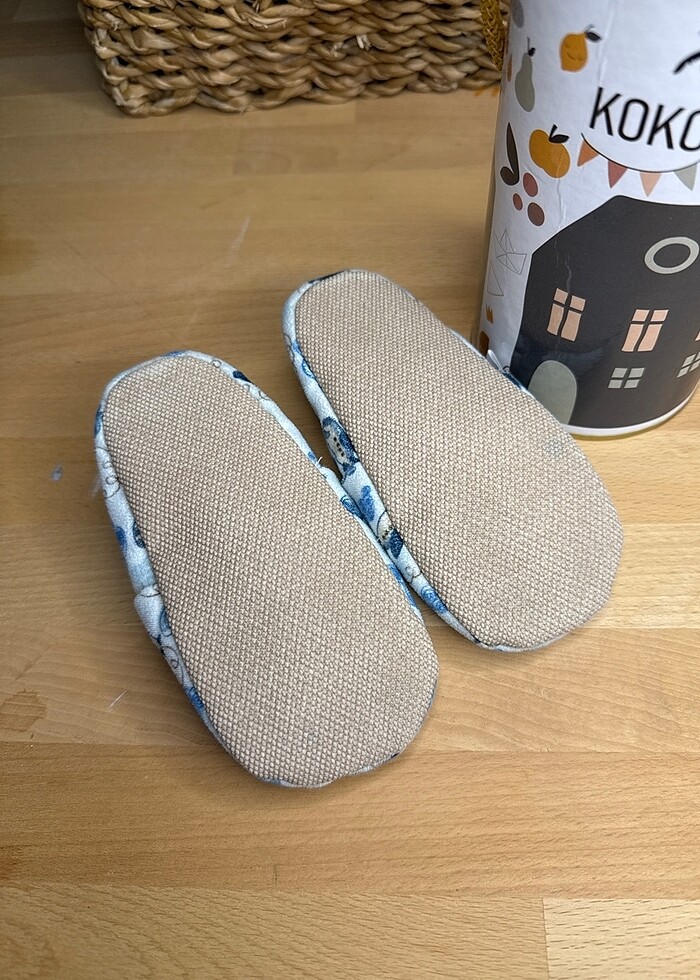 Ev kreş patiği taban kaydırmaz bebek çocuk patiği - Görsel 2