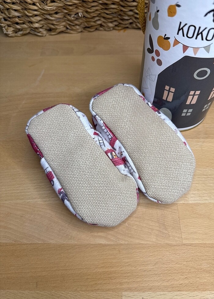 Ev kreş patiği taban kaydırmaz bebek çocuk patiği - Görsel 2