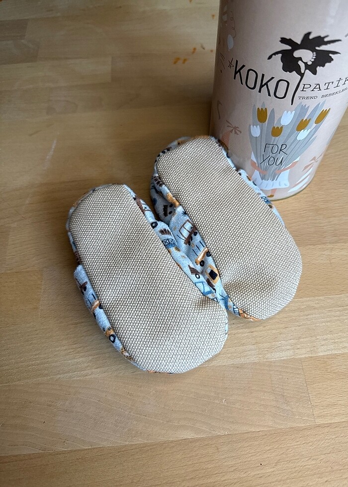 Ev kreş patiği taban kaydırmaz bebek çocuk patiği - Görsel 2