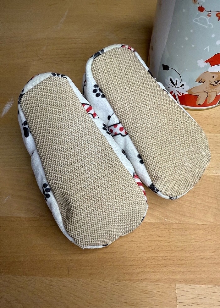 Ev kreş patiği taban kaydırmaz bebek çocuk patiği - Görsel 2