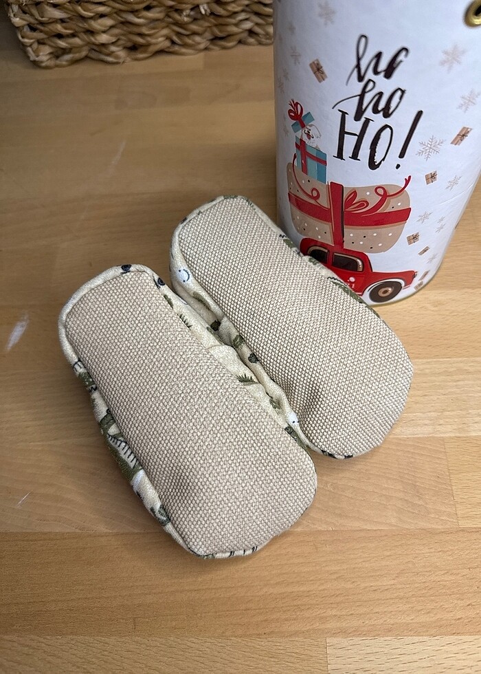 Ev kreş patiği taban kaydırmaz bebek çocuk patiği - Görsel 2