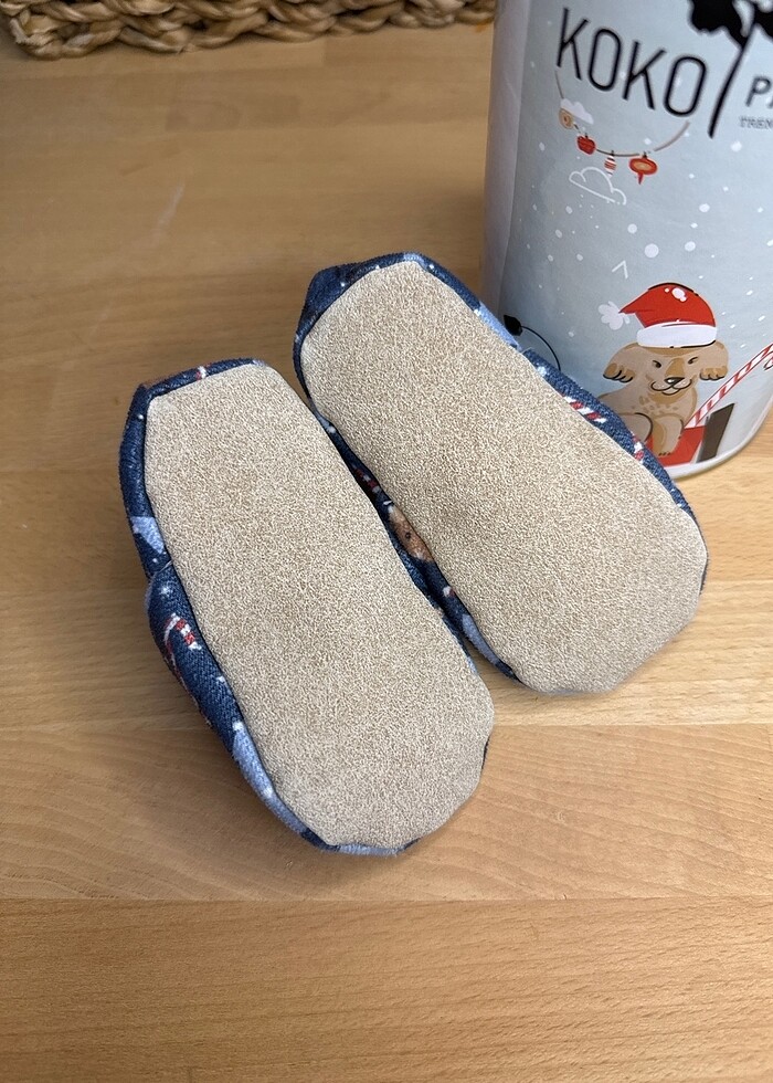 Ev kreş patiği taban kaydırmaz bebek çocuk patiği - Görsel 2