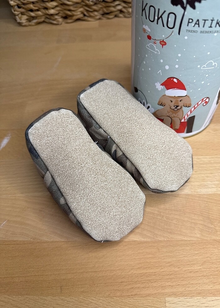 Ev kreş patiği taban kaydırmaz bebek çocuk patiği - Görsel 2