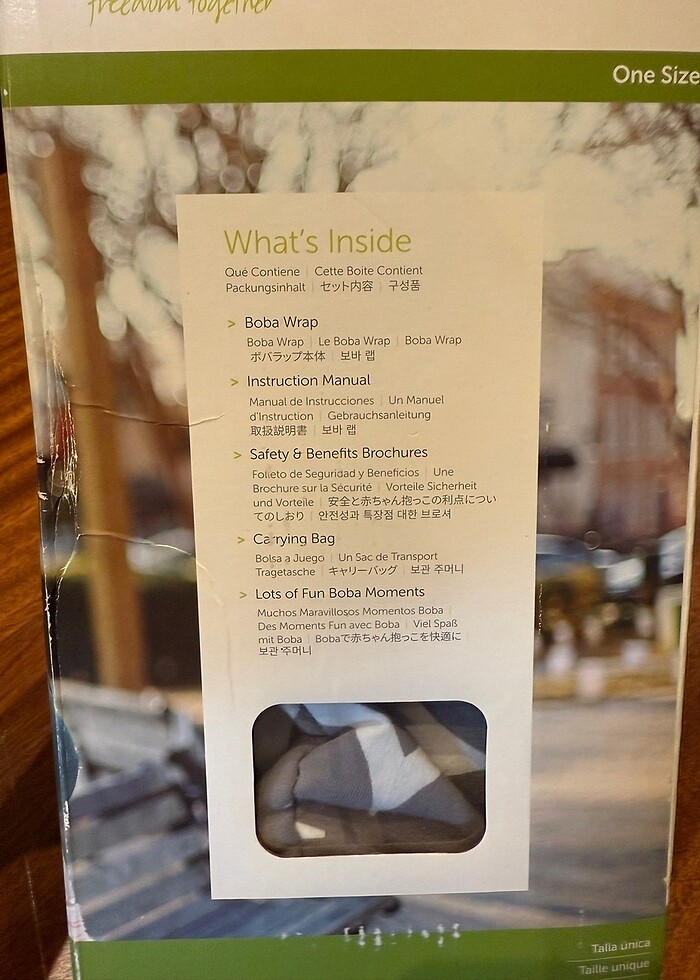 Boba sling bebek kanguru - Görsel 5