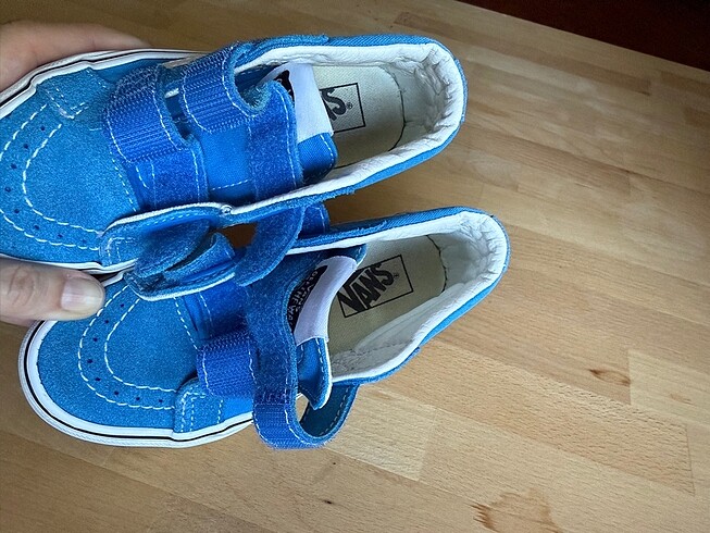 28 Beden VANS Mavi Bilekli Çocuk Ayakkabısı