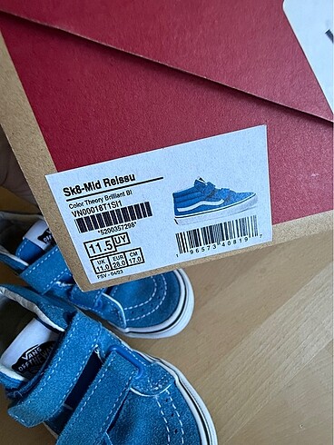 Vans VANS Mavi Bilekli Çocuk Ayakkabısı
