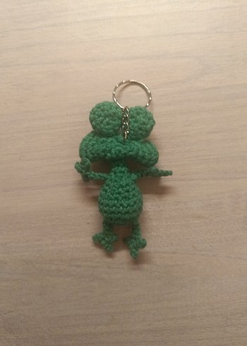Amigurumi Kurbiş El Yapımı Anahtarlık - Görsel 2