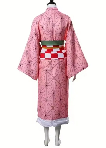 Demon Slayer Nezuko Cosplay tam set - Görsel 3