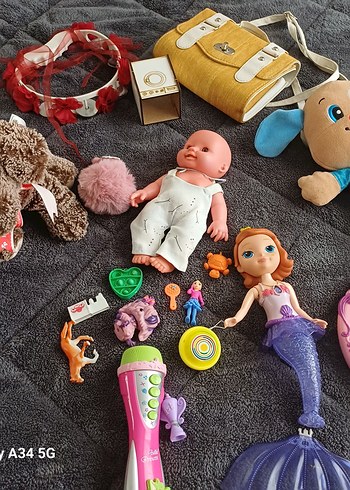 Çeşitli Oyuncak Seti Gri Renk - Görsel 8