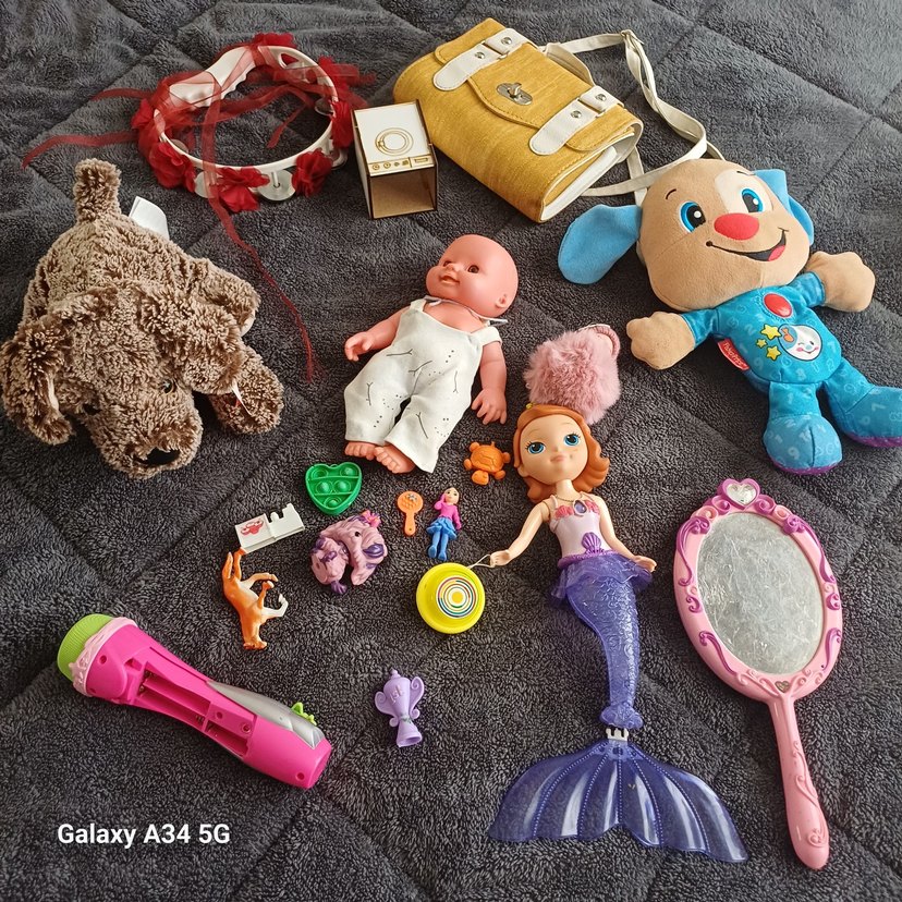 Çeşitli Oyuncak Seti Gri Renk - Görsel 2