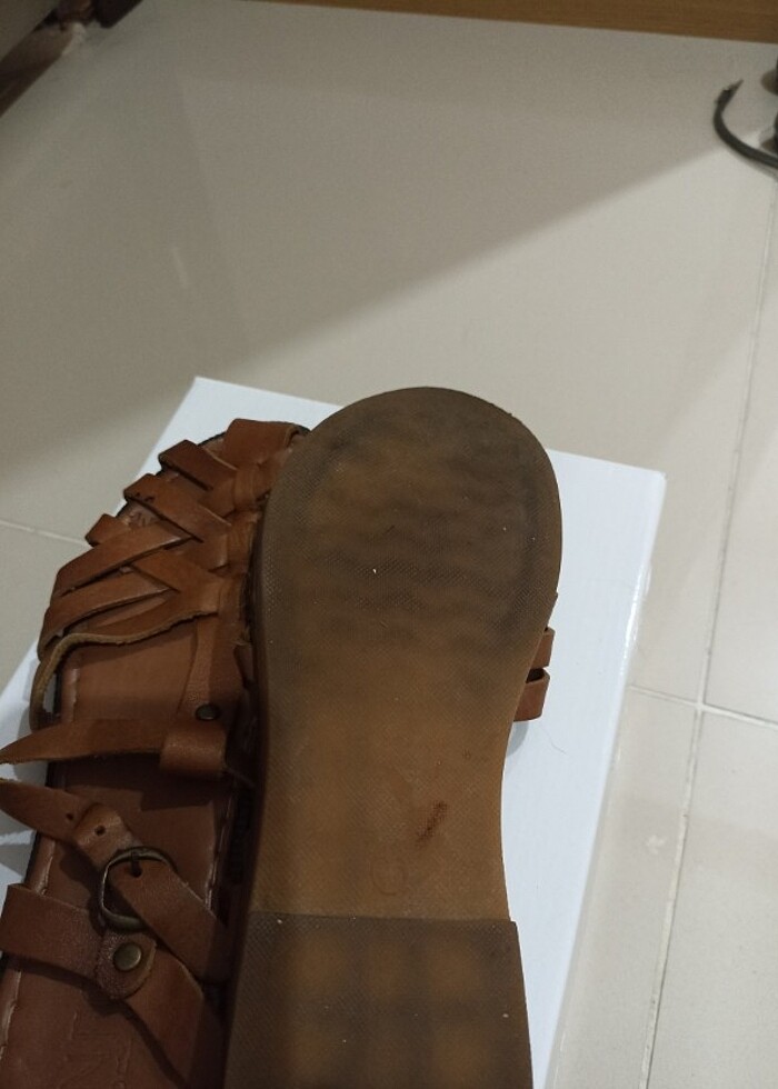 Deri sandalet  - Görsel 2