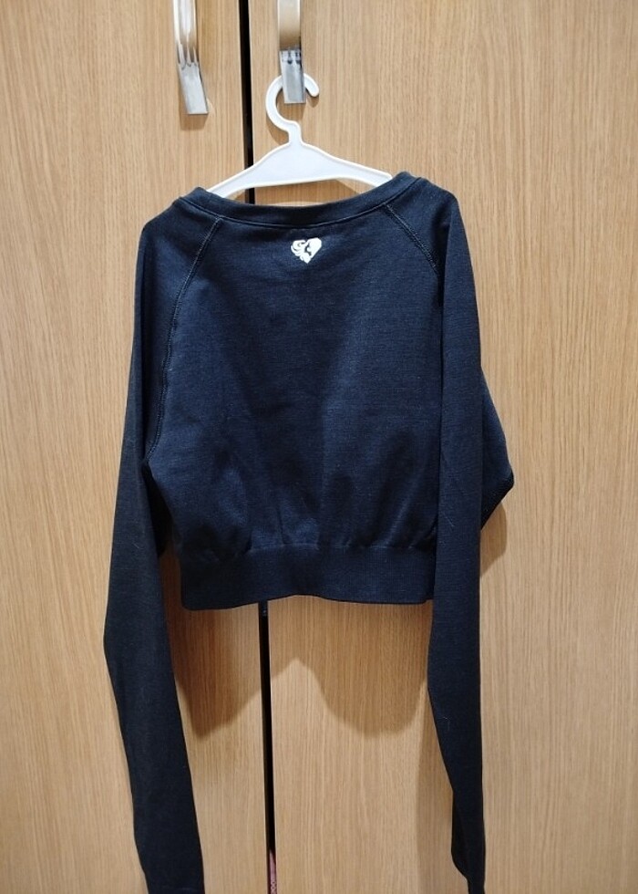 Uzun kollu crop - Görsel 2