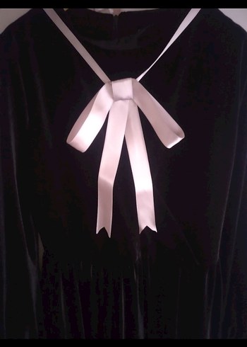 GRİ Erkek Papyon - Goth Stil - Görsel 3