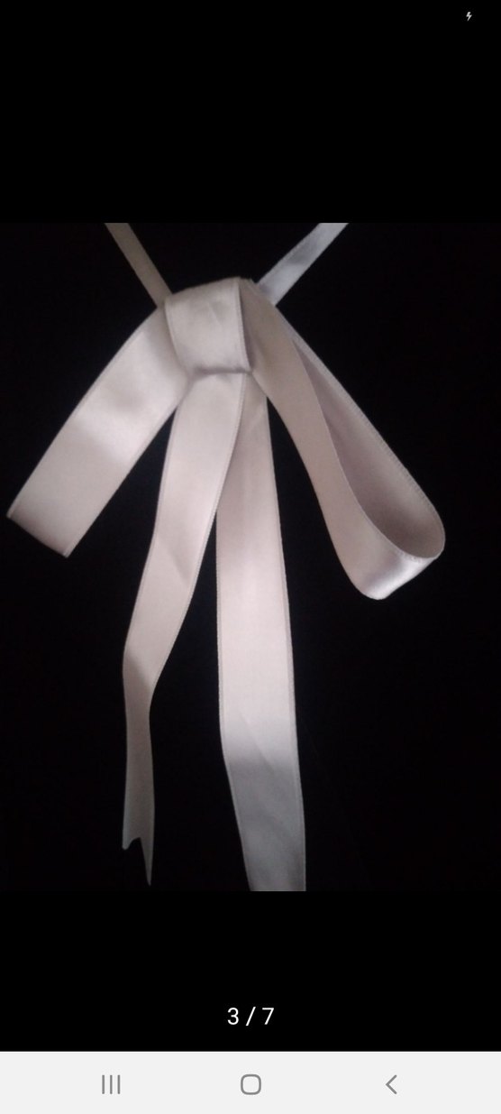 GRİ Erkek Papyon - Goth Stil - Görsel 2