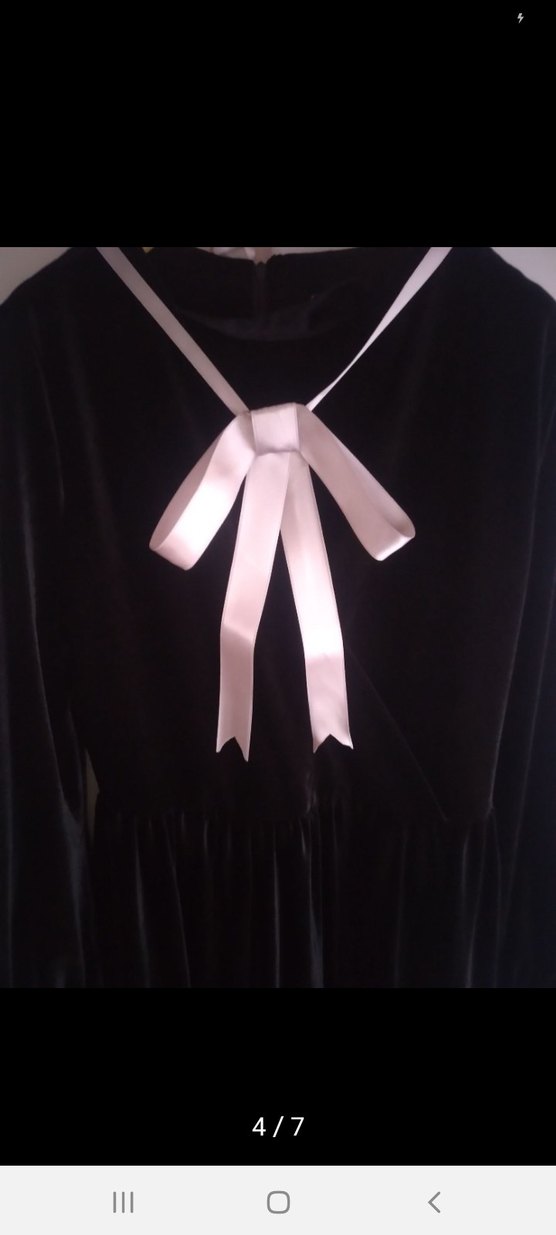 GRİ Erkek Papyon - Goth Stil - Görsel 3