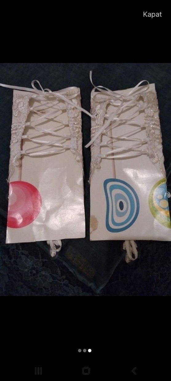 Dantel Detaylı Bohem Kadın Eldiveni Beyaz - Görsel 5