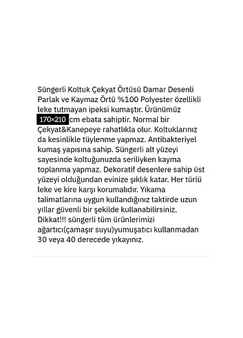 Diğer KOLTUK ÇEKYAT ÖRTÜSÜ