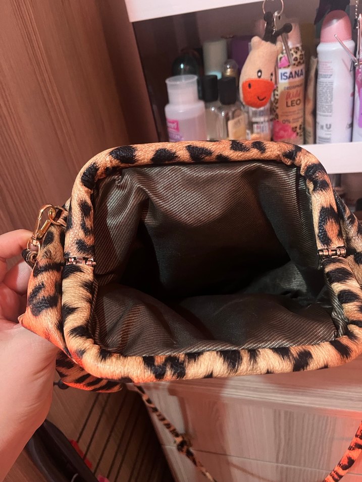 Leopar Desenli Tokalı Kadın Çanta - Görsel 2