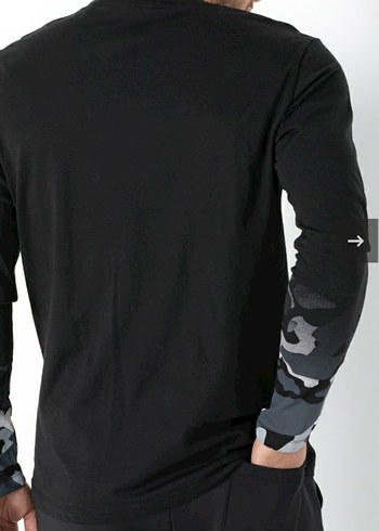 Siyah Kamuflaj Baskılı Erkek Pijama Takımı - Görsel 5