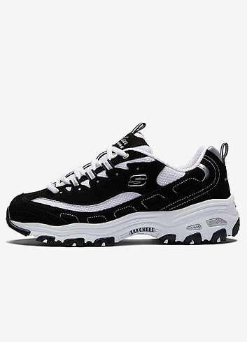 36 Beden siyah Renk Skechers D'lites - Biggest Fun Black White