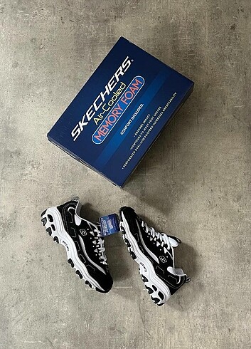 36 Beden Skechers D'lites - Biggest Fun Black White