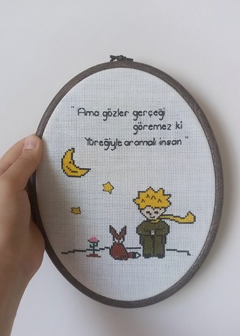 Nakışlı Çocuk Uyku Aksesuarı - Küçük Prens