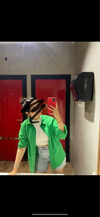 36 Beden Oversize gömlek