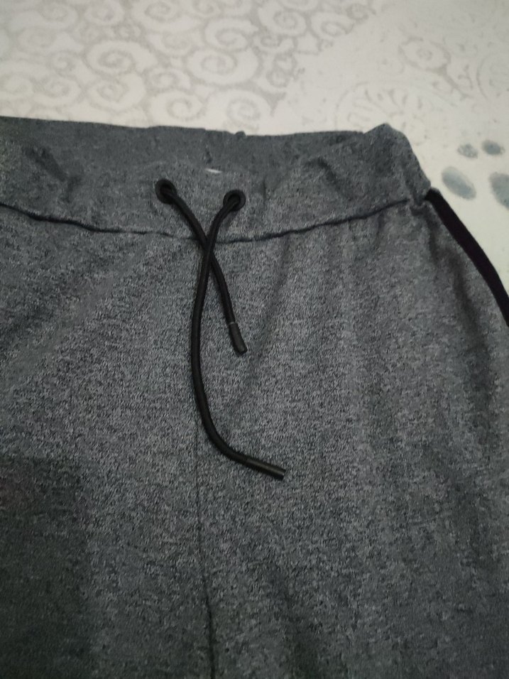 Gri erkek Rahat Kesim Eşofman Altı - Görsel 2