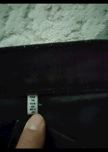 Siyah Yırtık Detaylı zaramarka Kadın Kot Pantolon - Görsel 8