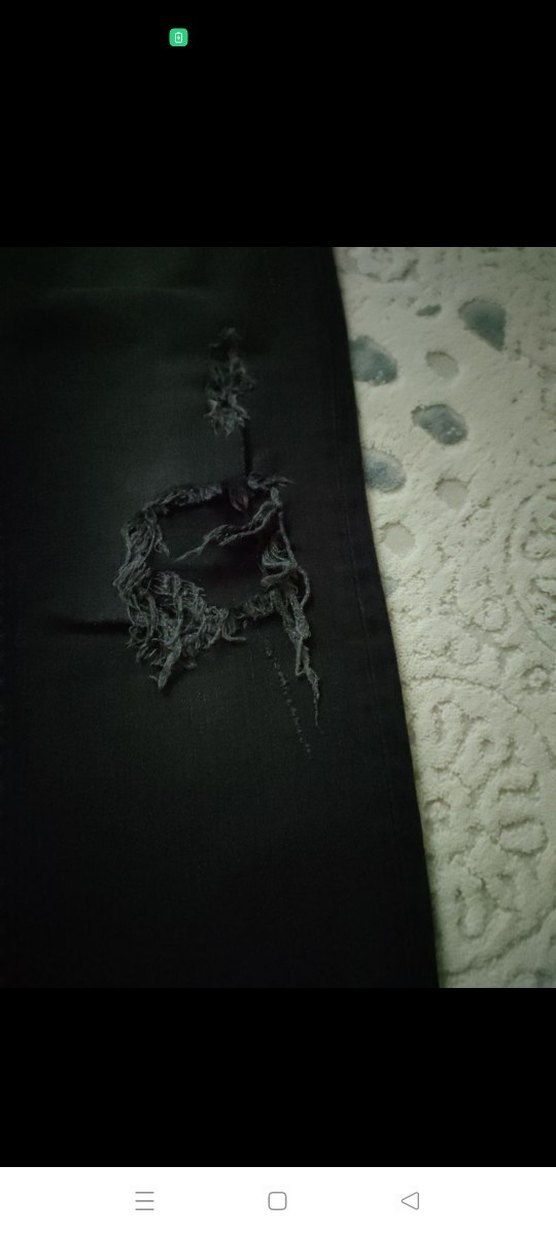 Siyah Yırtık Detaylı zaramarka Kadın Kot Pantolon - Görsel 3