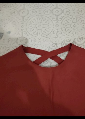 Kadın Salaş Kısa Kollu Bluz - Görsel 2