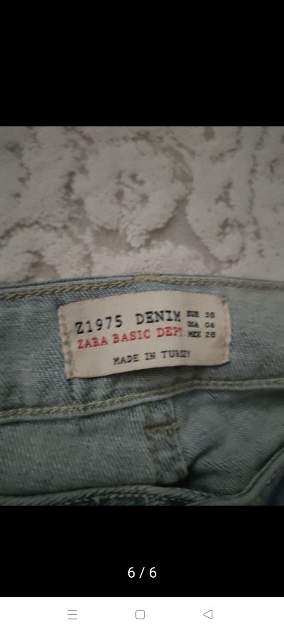 Zara marka bayan kot - Görsel 3