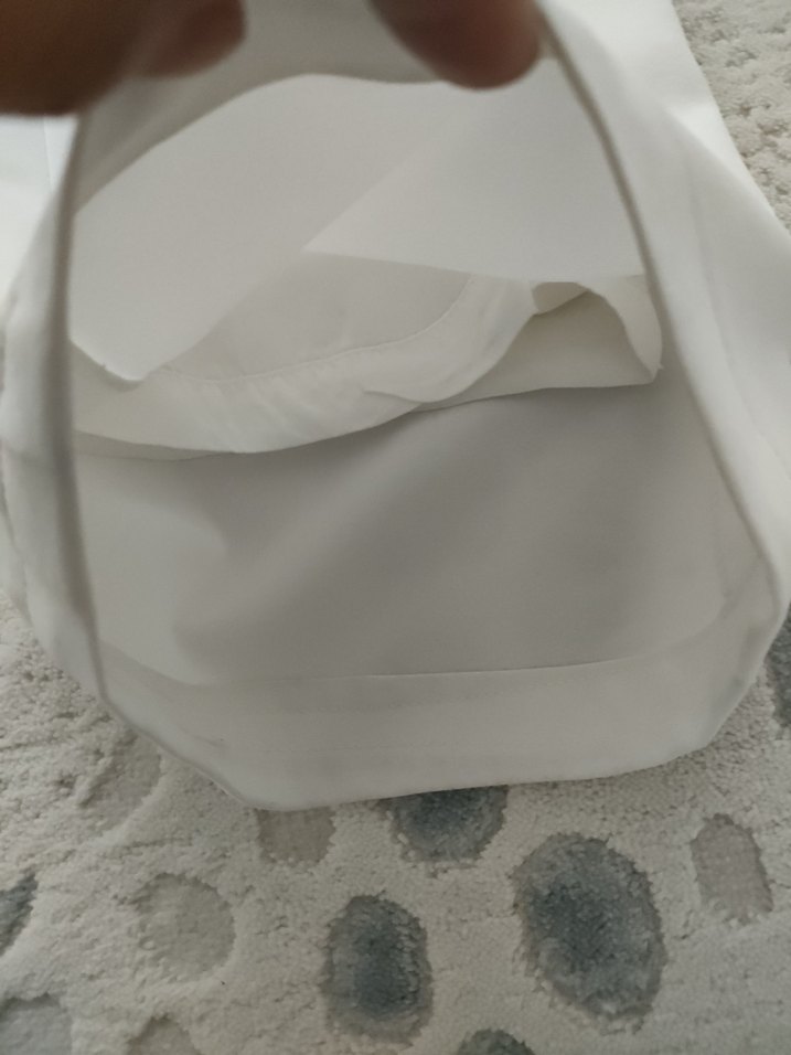 Beyaz  Kadın Kumaş Pantolon - Görsel 4