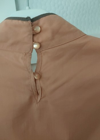 Bej Kemer Detaylı Kadın Gömlek - Görsel 6