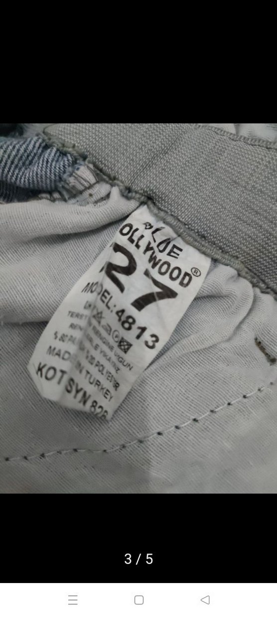 bayan kot pantolon - Görsel 3