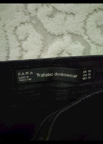 Kadın Siyah Normal Boy Denim Pantolon - Görsel 3