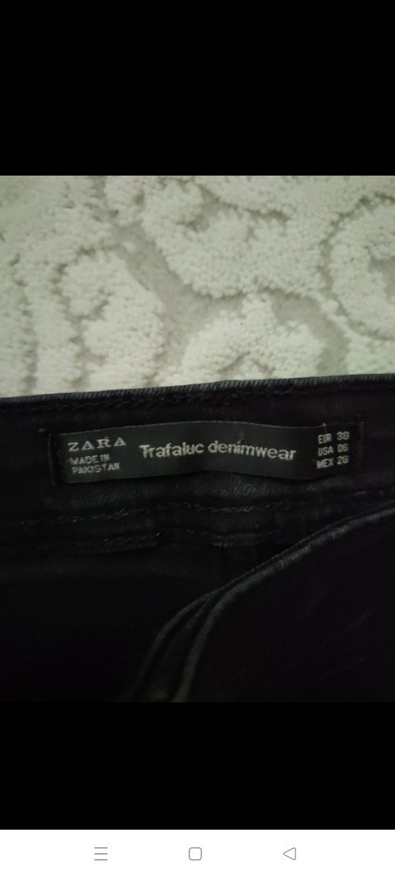 Kadın Siyah Normal Boy Denim Pantolon - Görsel 3