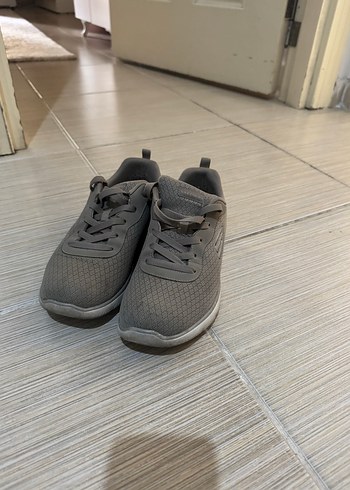 Bej Gri Kadın Spor Ayakkabı - Görsel 3