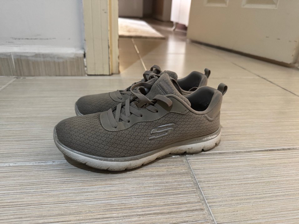 Bej Gri Kadın Spor Ayakkabı - Görsel 2