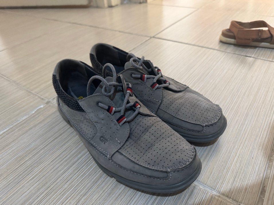 Gri Bağcıklı Erkek Günlük Ayakkabı - Görsel 3