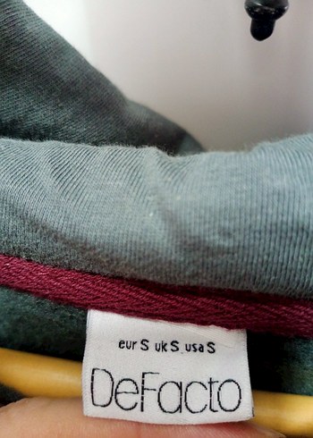 s Beden Gri Kapüşonlu Kadın Sweatshirt DeFacto