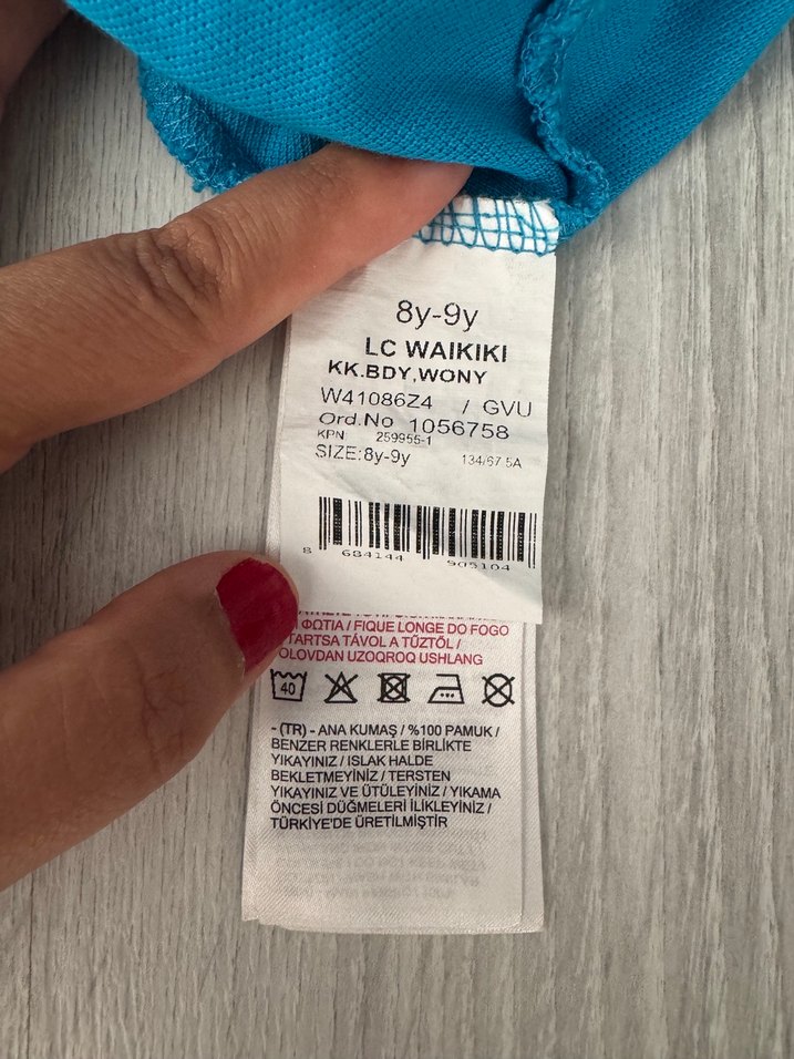 Lakost Mavi Okul Tişört Polo Yaka - Görsel 4