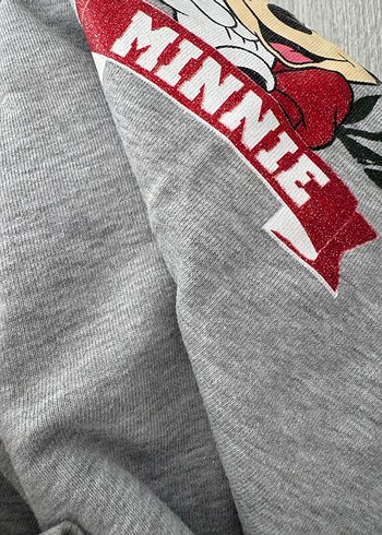 Kız Çocuk Gri Sweatshirt Tunik Kazak - Görsel 10